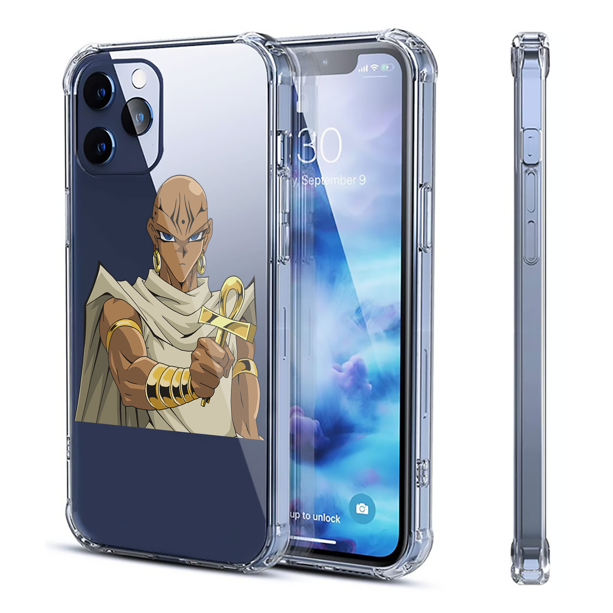 （画像用） 遊☆戯☆王 Yu-Gi-Oh! 【iPhone 12シリーズ対応】透明スマホケース（クリアソフトケース）